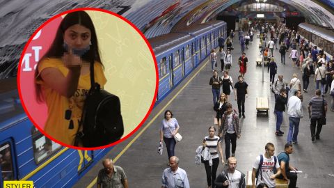 У метро Києва засікли досвідчену шахрайку: "красуня" відповіла непристойним жестом