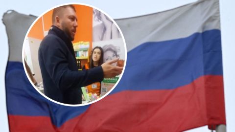 Под Львовом мужчина в магазине требовал, чтобы его обслуживали на русском языке (видео)