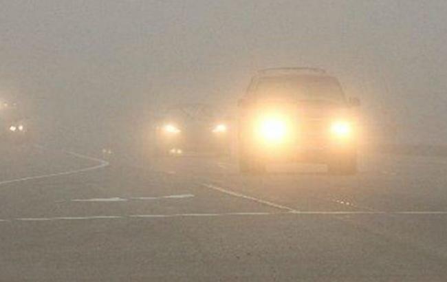 КГГА предупреждает столичных водителей о тумане на дорогах 11 и 12 января