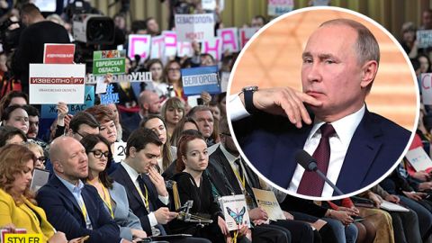 У Путина появился "преемник": на пресс-конференции президента РФ случился конфуз