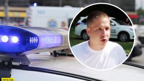 Ледь не збив людину: під Києвом п'яний прокурор неадекватно себе вів з поліцією (відео)