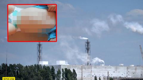 Новый выброс в Армянске: жители оккупированного города показали ужасные последствия экокатастрофы (фото)