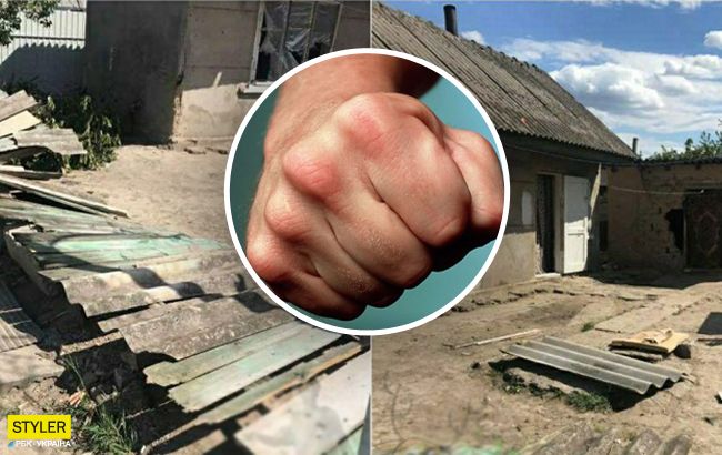 Под Одессой разнесли дом ромов: фото и видео с места "самосуда"