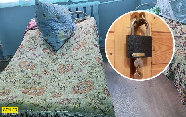 В Кривом Роге пациентов интерната запирают в комнате на навесной замок: и это не все нарушения