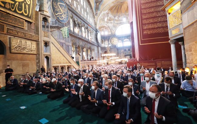 Ердоган розпорядився, щоб собор Святої Софії був відкритий цілодобово