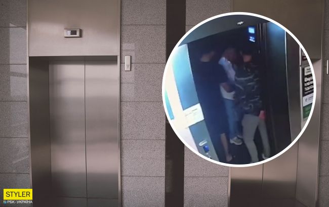 В Киеве на девушку жестоко напали в лифте: появилось видео