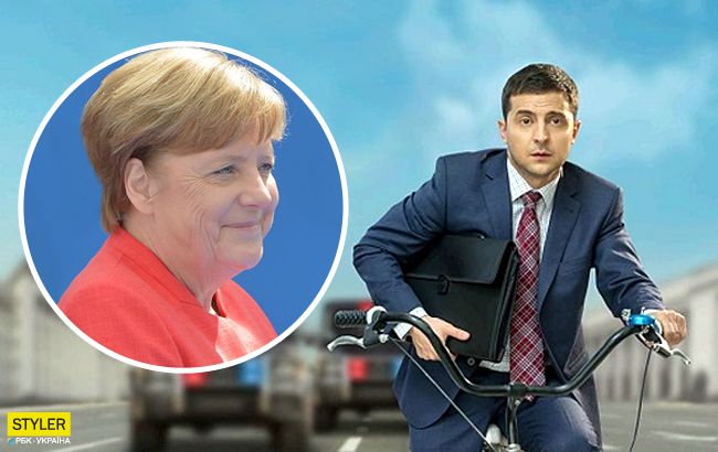 Меркель дивилася серіал "Слуга народу", щоб побільше дізнатися про Зеленського