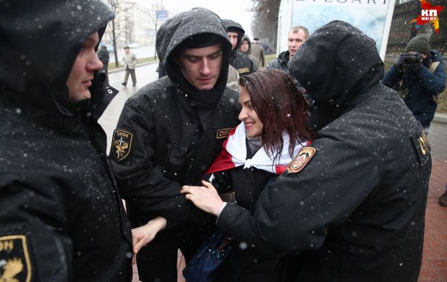 В Минске во время акций протеста задержали 40 человек