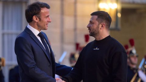 Зеленский и Макрон договорились о подготовке будущего визита президента Франции