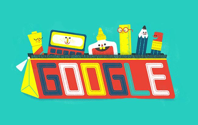 Google посвятил "школьный" дудл Дню знаний