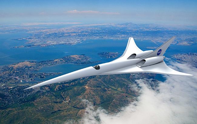 NASA тестирует модель сверхзвукового пассажирского самолета