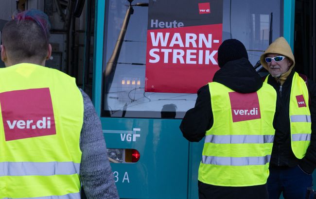 У Німеччині почалися страйки на місцевому транспорті: де вони заплановані