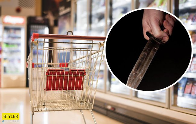 В Кривом Роге мужчина набросился с ножами на продавца в ТРЦ: "я вам головы отрежу"