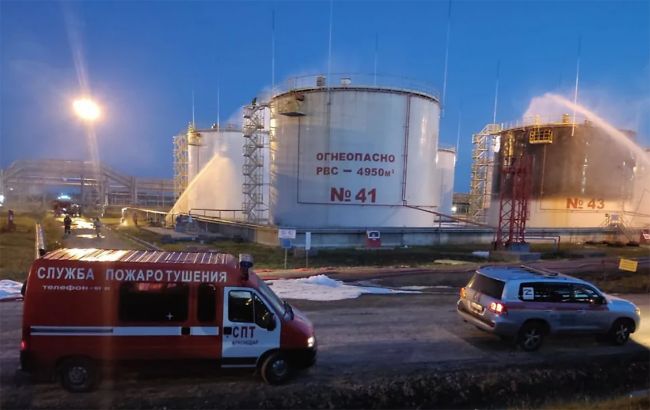 В России горят сразу два больших НПЗ после атаки дронов