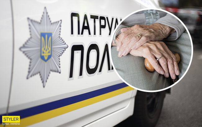Она нам не нужна! В Киеве полиция нашла бабушку, но ее родные шокировали поступком