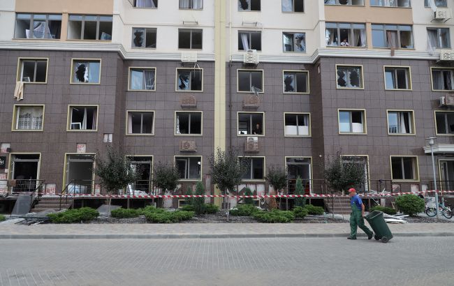 Обстрел Одессы: полицейские показали первые минуты после атаки