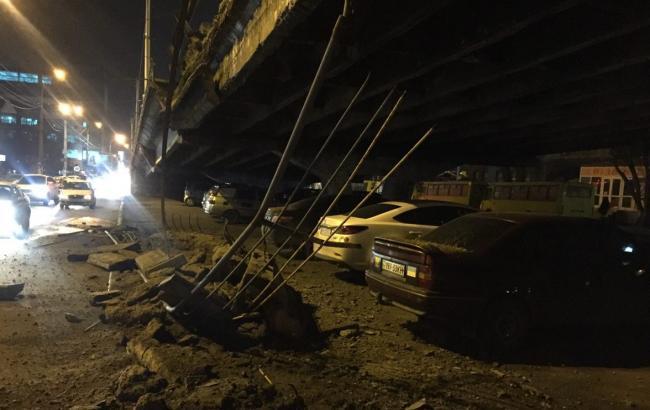 Обвал моста в Киеве: КГГА опубликовала схему объезда