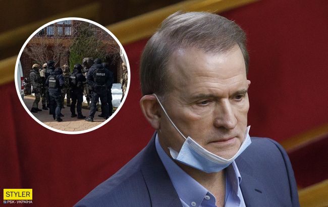 На Закарпатье провели обыск роскошного дома Медведчука: появились первые фото