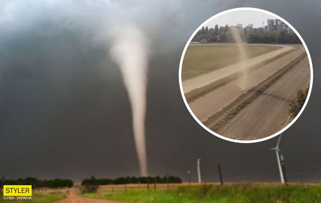 В Одессе пронесся смерч: очевидцы сняли стихию на видео