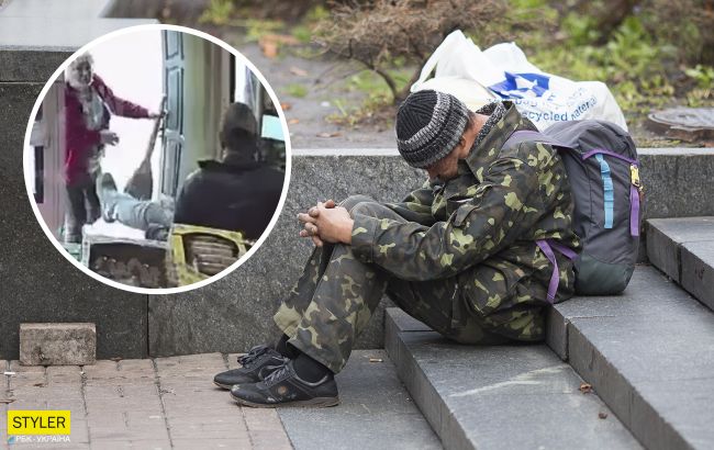 В Киеве произошла "битва за еду": виноват бездомный