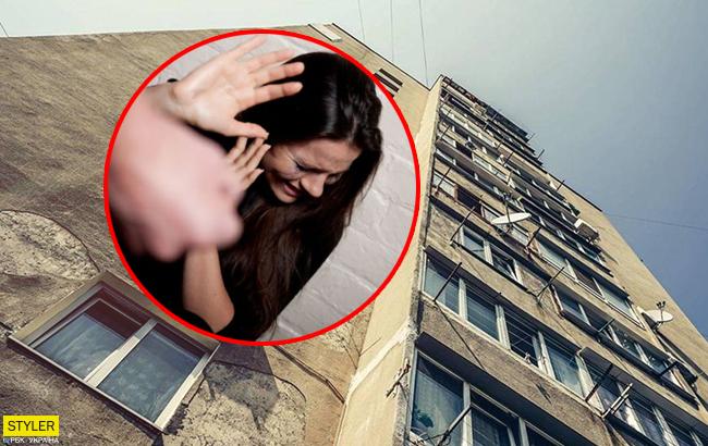 Под Киевом после скандала мужчина выбросил из окна свою жену
