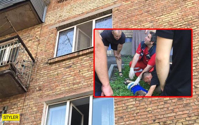 В Борисполе за день из окон выпало два малыша: фото и детали ЧП под Киевом