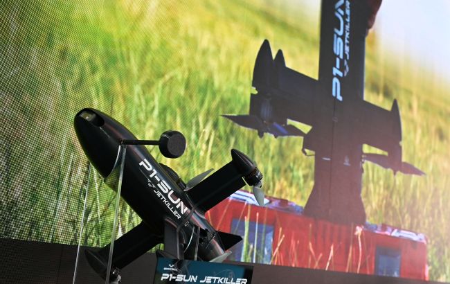 Охота на "Герань-5": украинский P1-SUN JetKiller во второй раз перехватил реактивный дрон