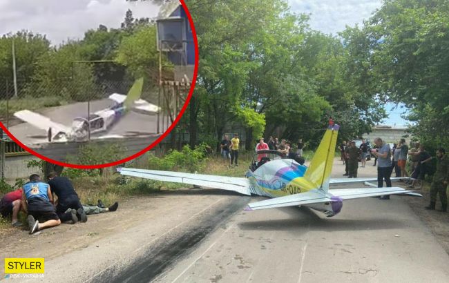 Авиакатастрофа в Одессе: момент падения самолета попал на видео