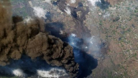 Потужний землетрус стався на острові Пальма, обрушилася частина конуса вулкана