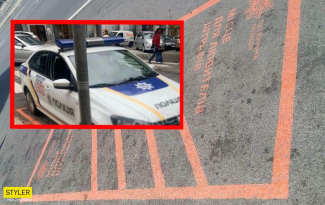 Не беріть приклад: кияни зняли поліцейських "героїв паркування" (фото)