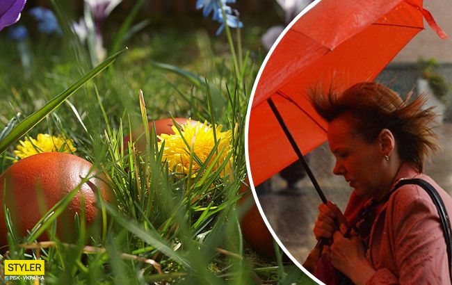 На Великдень Україну заллє дощами: яким областям не пощастить