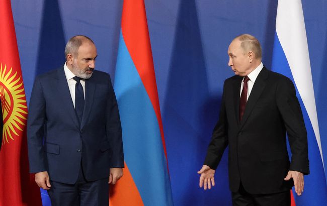Путін і Пашинян зчепилися через курс Вірменії на ЄС