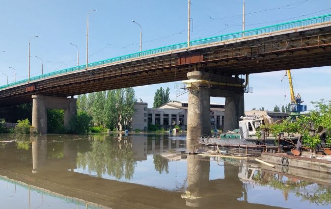 В ОП с высоты показали масштабы затоплений в Херсонской области (видео)