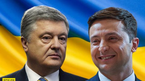 Зеленский и Порошенко на коленях: сеть бурно отреагировала на окончание дебатов
