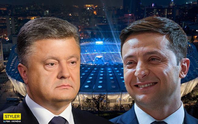 Дебаты Зеленского и Порошенко: ведущие, расписание, график работы транспорта