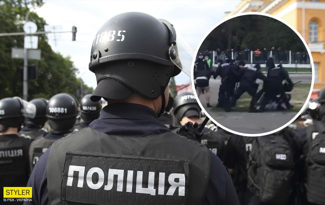 Заламували руки і били: на українському матчі поліція "відметелила" фанатів