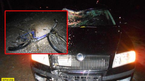 Вирішив покататися: п'яний підліток збив велосипедиста на татовому авто