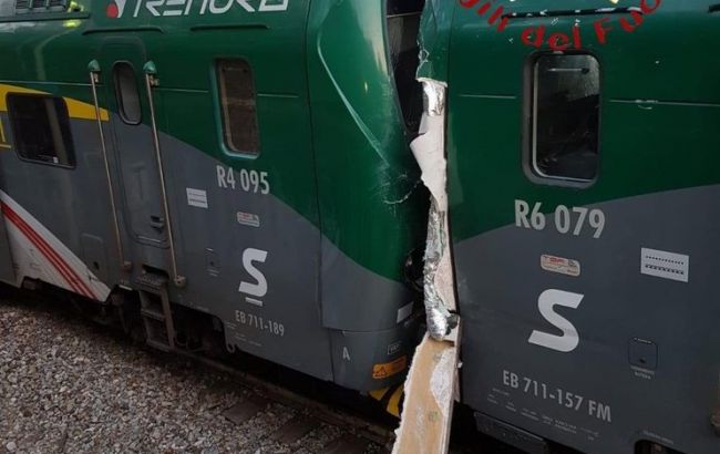 В Італії зіткнулися потяги, десятки постраждалих