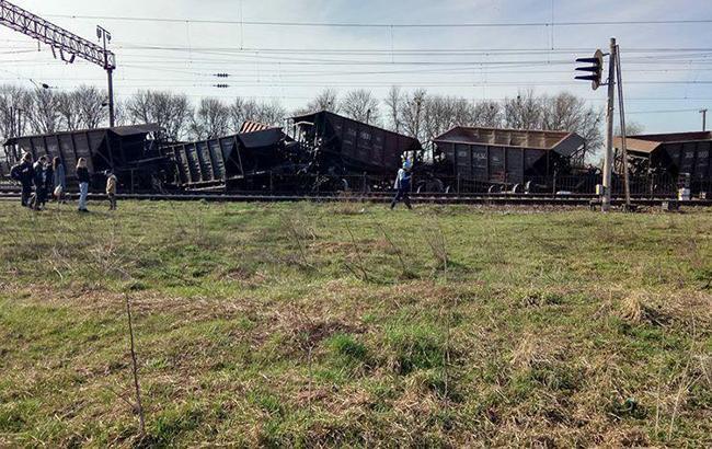 Авария с грузовым поездом в Одесской области: продолжается ремонт ж/д путей