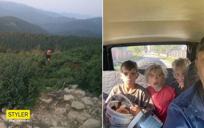 Не хотіли повертатися з порожніми руками: діти із Закарпаття розповіли, як заблукали в лісі (відео)