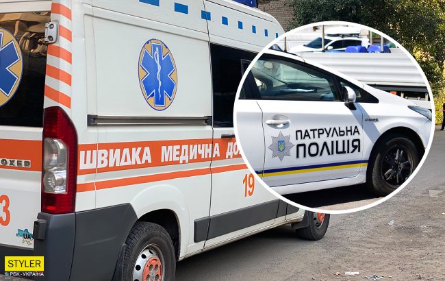 В Киеве водитель с пассажирами перекрыл дорогу "скорой" и умчал по встречке назад (видео)