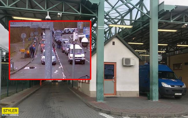 На кордоні України з Польщею величезні черги: застрягли тисячі авто