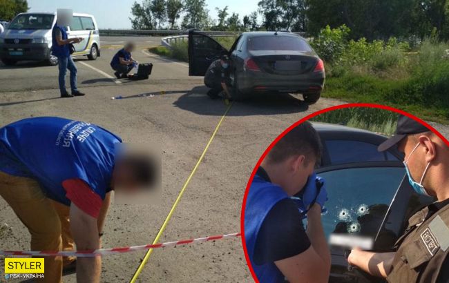 Под Полтавой расстреляли авто на трассе: стали известны детали ЧП (фото)
