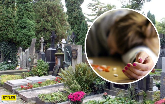 На кладовищі з жменею пігулок: патрульні дивом врятували жінку від суїциду (відео)