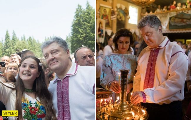 "Украина живет и движется в сторону Европейского Союза!",- Порошенко посещает Гуцульщину