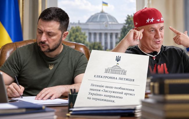 Позбавлення Потапа звання заслуженого артиста: Зеленський звернувся до прем'єра та СБУ