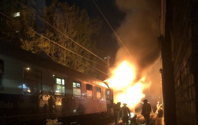 У Берліні загорівся вагон потяга, є постраждалі