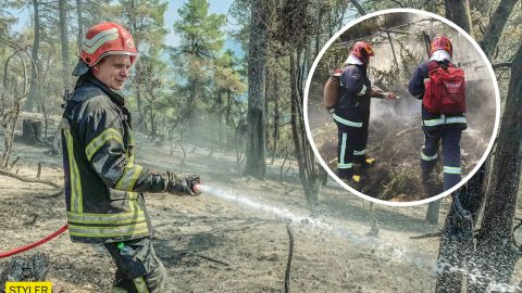 Українці врятували від страшних пожеж у Греції житловий будинок (фото)