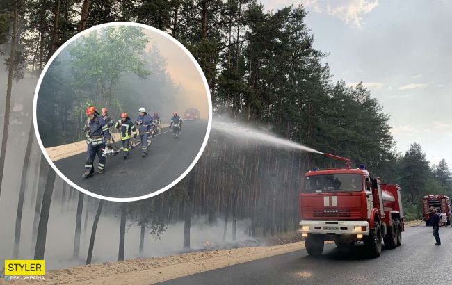 Під Луганськом вирує масштабна пожежа: людей евакуюють
