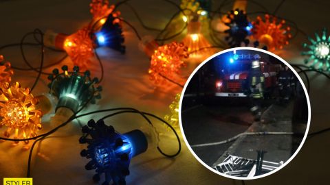 У Дрогобичі через гірлянду сталася пожежа в квартирі і постраждала жінка: як уберегтися від НС